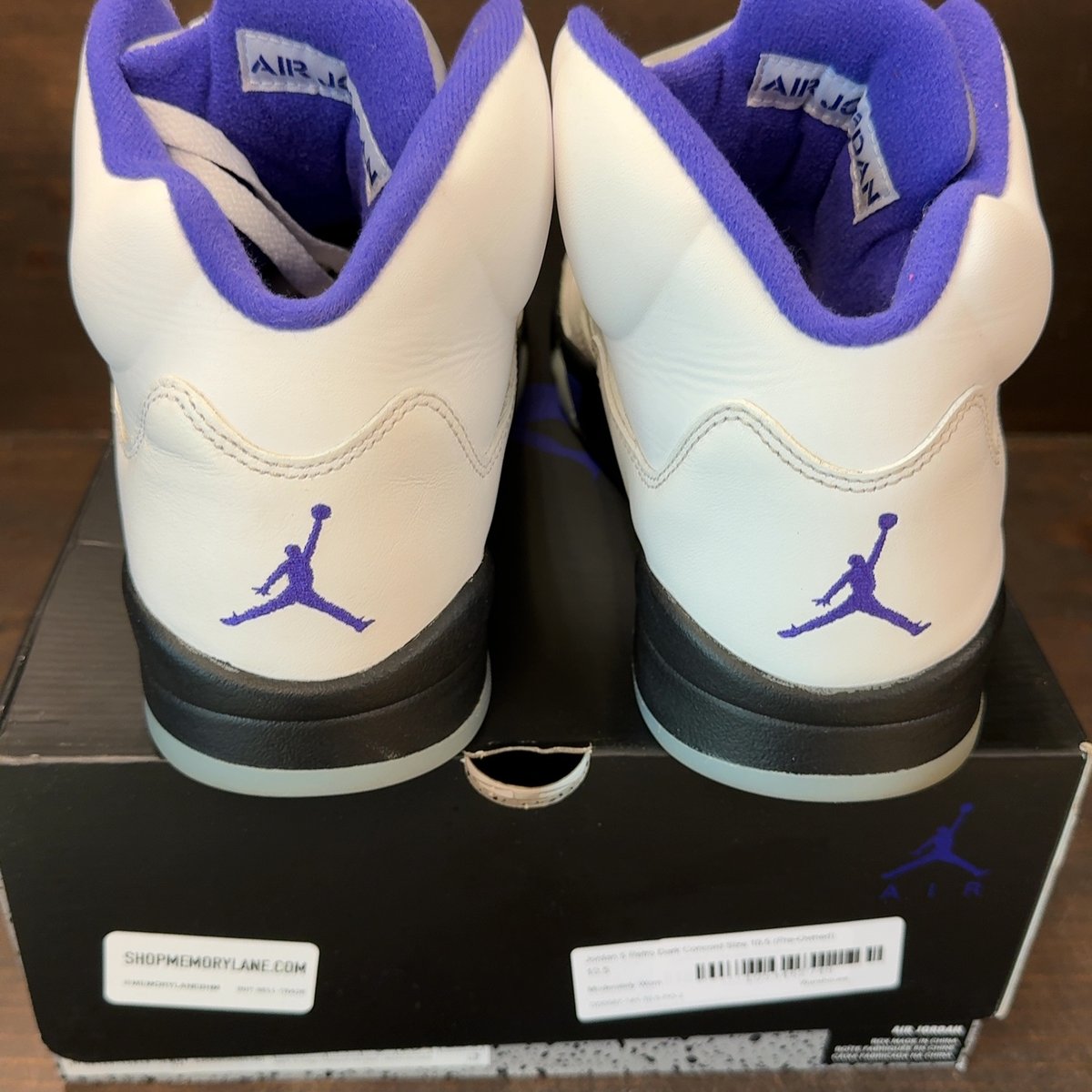 Jordan 5 Retro Dark Concord Size 10.5 (Pre-Owned) - aux