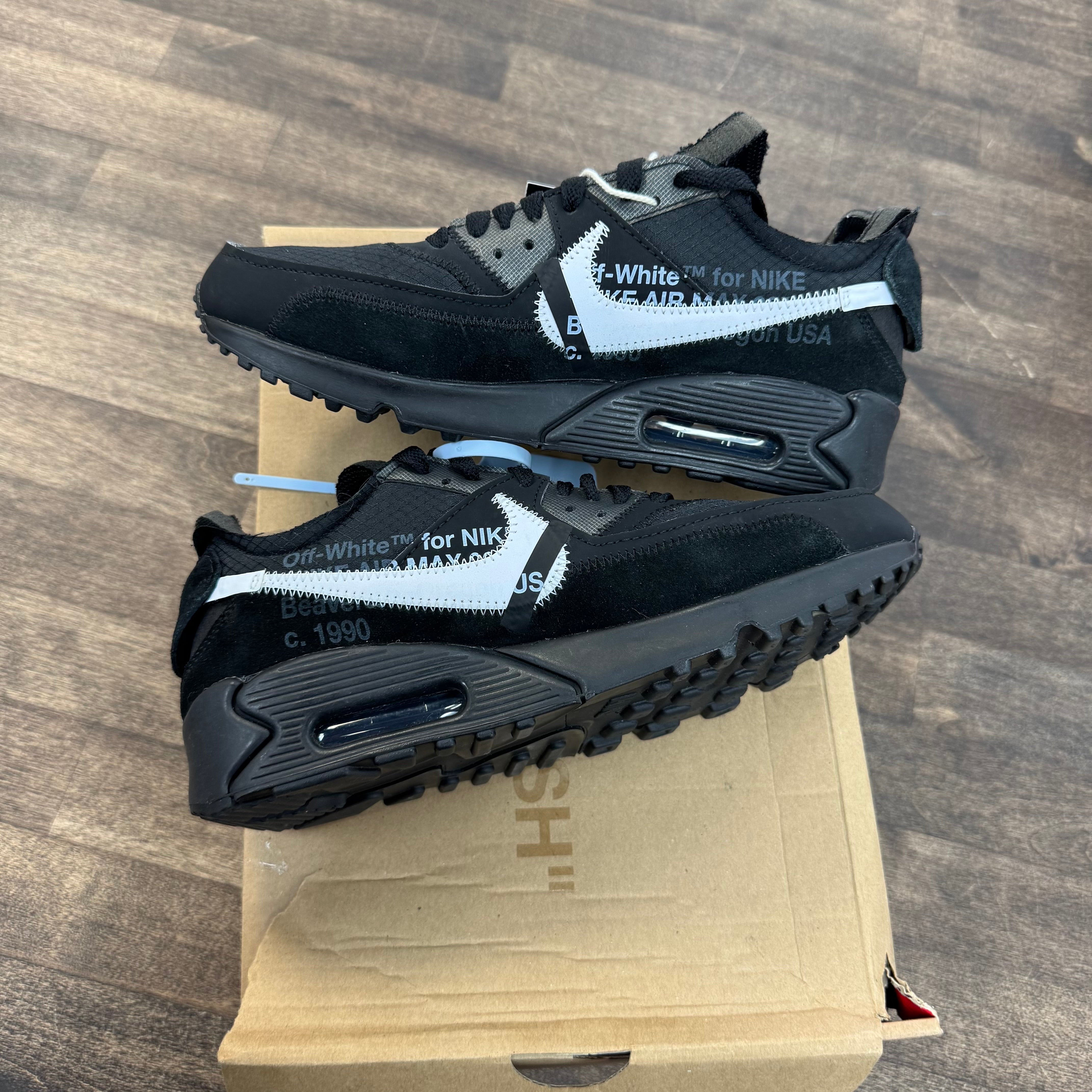 Off-White × Nike Air Max 90 Black Off-White x Nike Air Max 90 “Black / White” Review – Sean Go