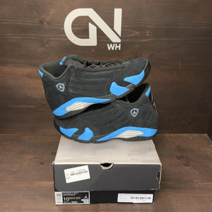 Jordan 14 Retro Black University Blue (2026) Size 10.5 (Pre-Owned) - front