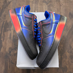 Nike Air Force 1 Low Retro Heat Map Black Racer Blue Size 11.5 (Pre-Owned) - Image 1