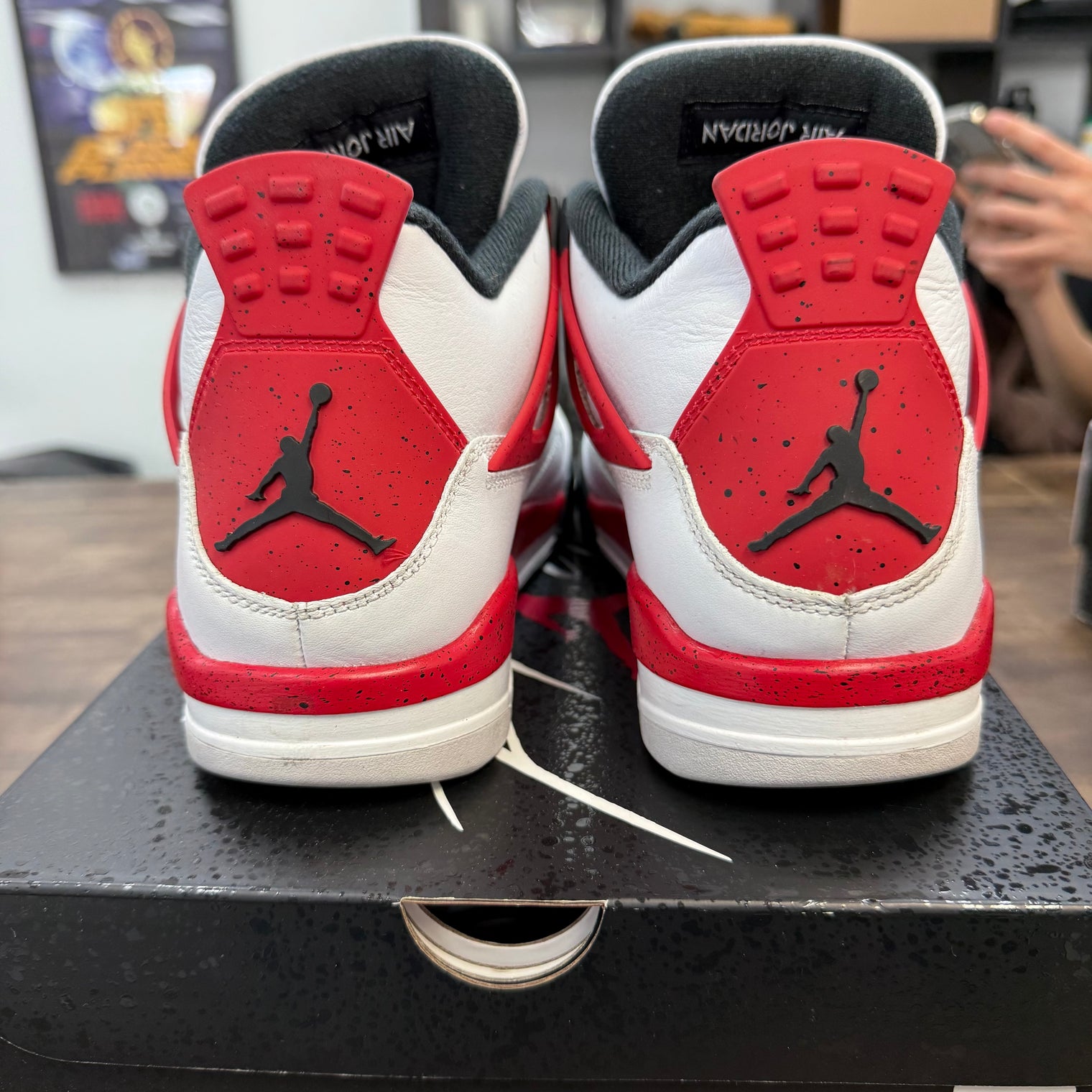 Red Cement Jordan 4 (USED)