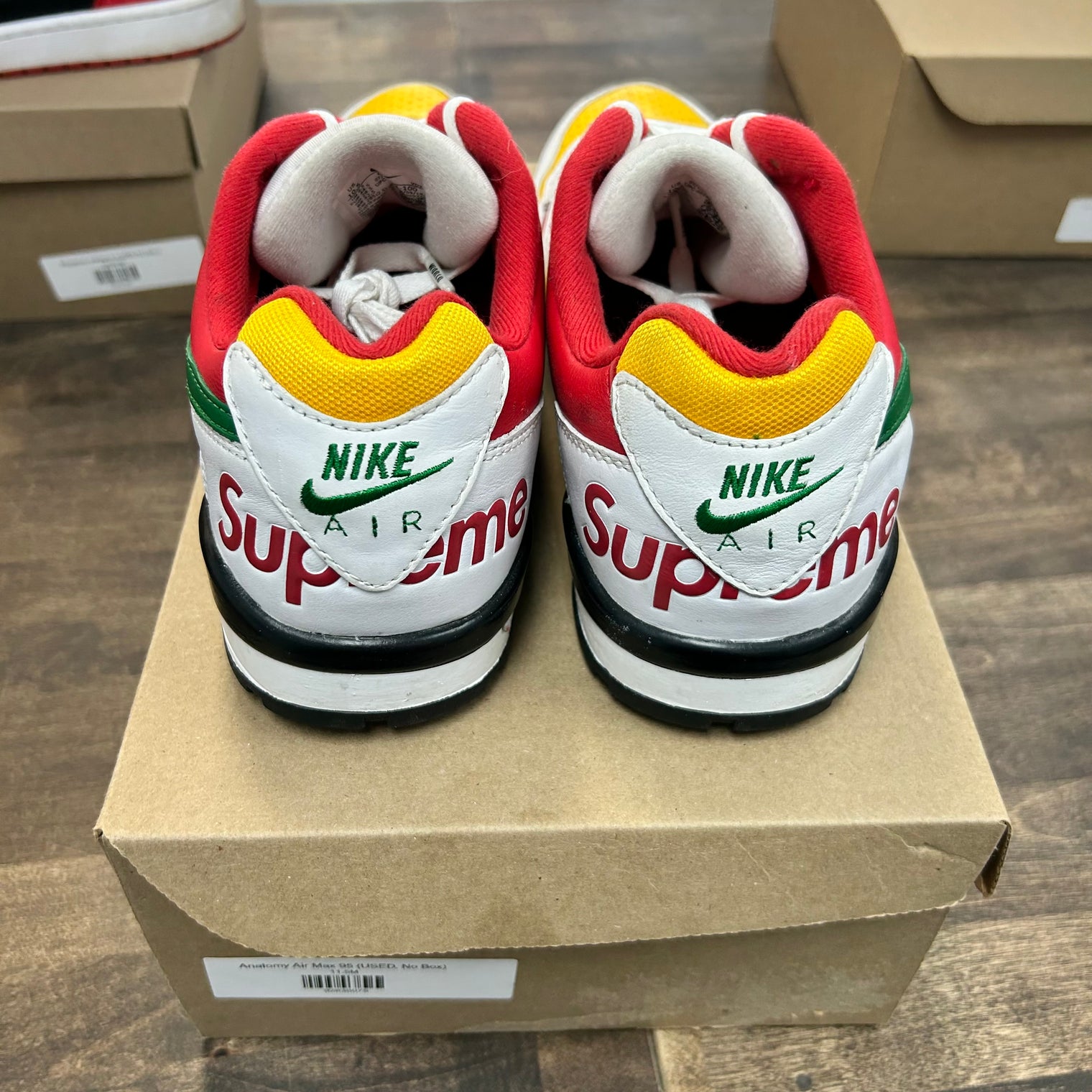 Supreme Air Cross Trainer 3 White Gold (USED, No Box)