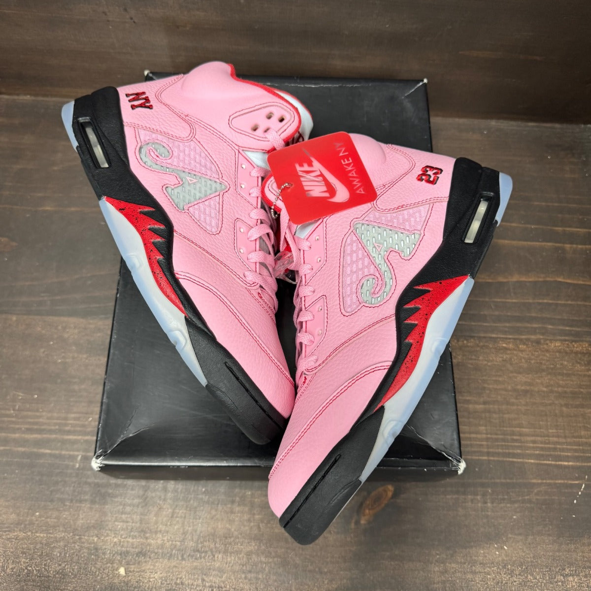 Jordan 5 Retro Awake NY Arctic Pink Size 12 (Pre-Owned) - Image 2