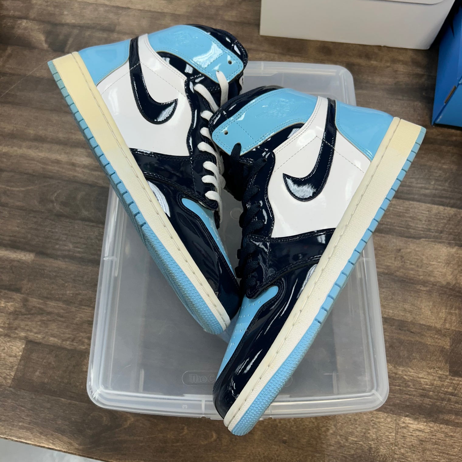 Blue Chill Jordan 1 High (W) (USED, No Box)