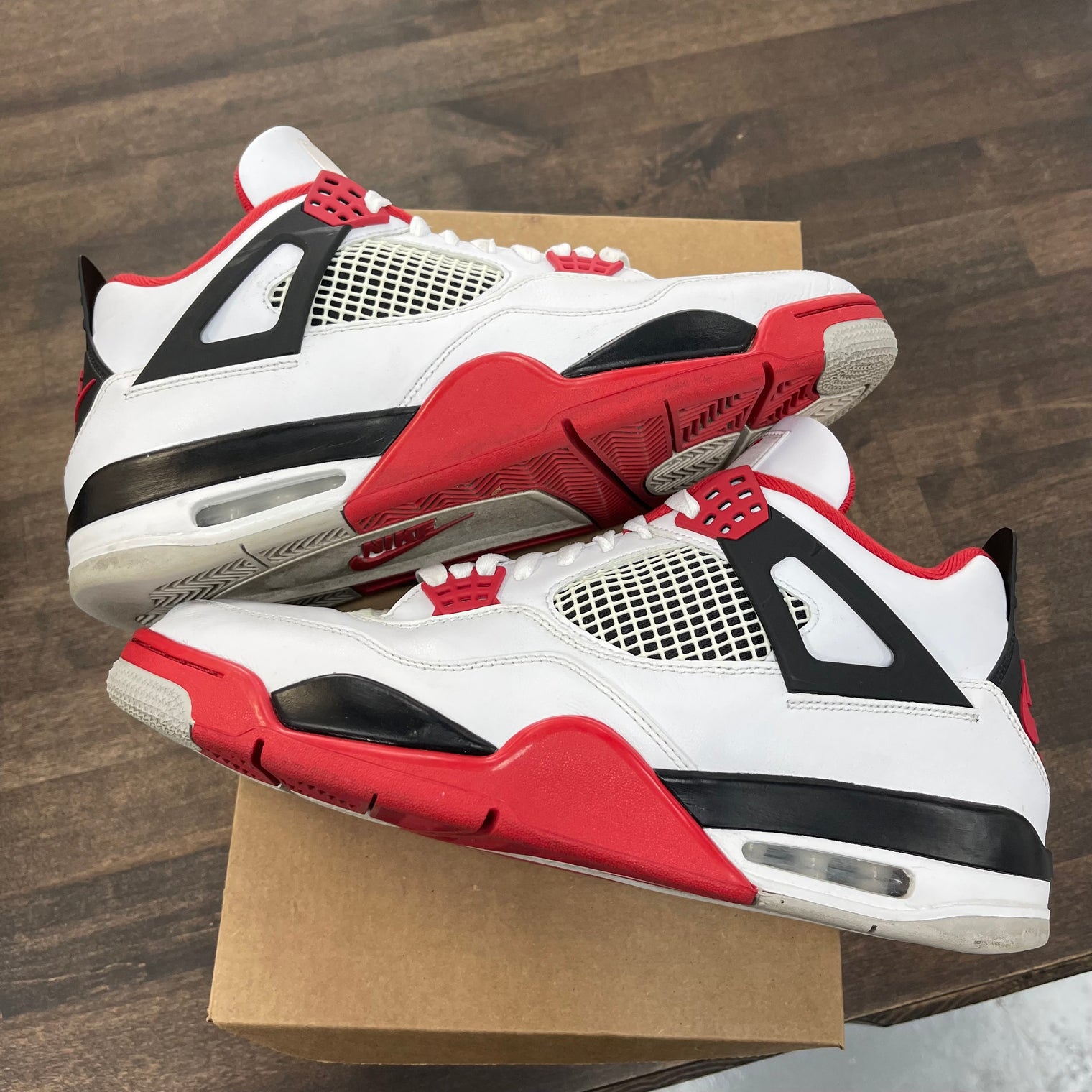 Fire Red Jordan 4 2020 (USED, No Box)