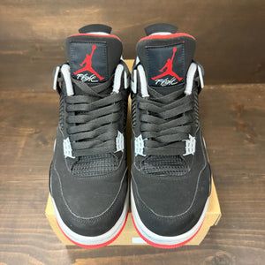 Jordan 4 Retro Bred (2019) Size 9.5 (Pre-Owned) - Image 3