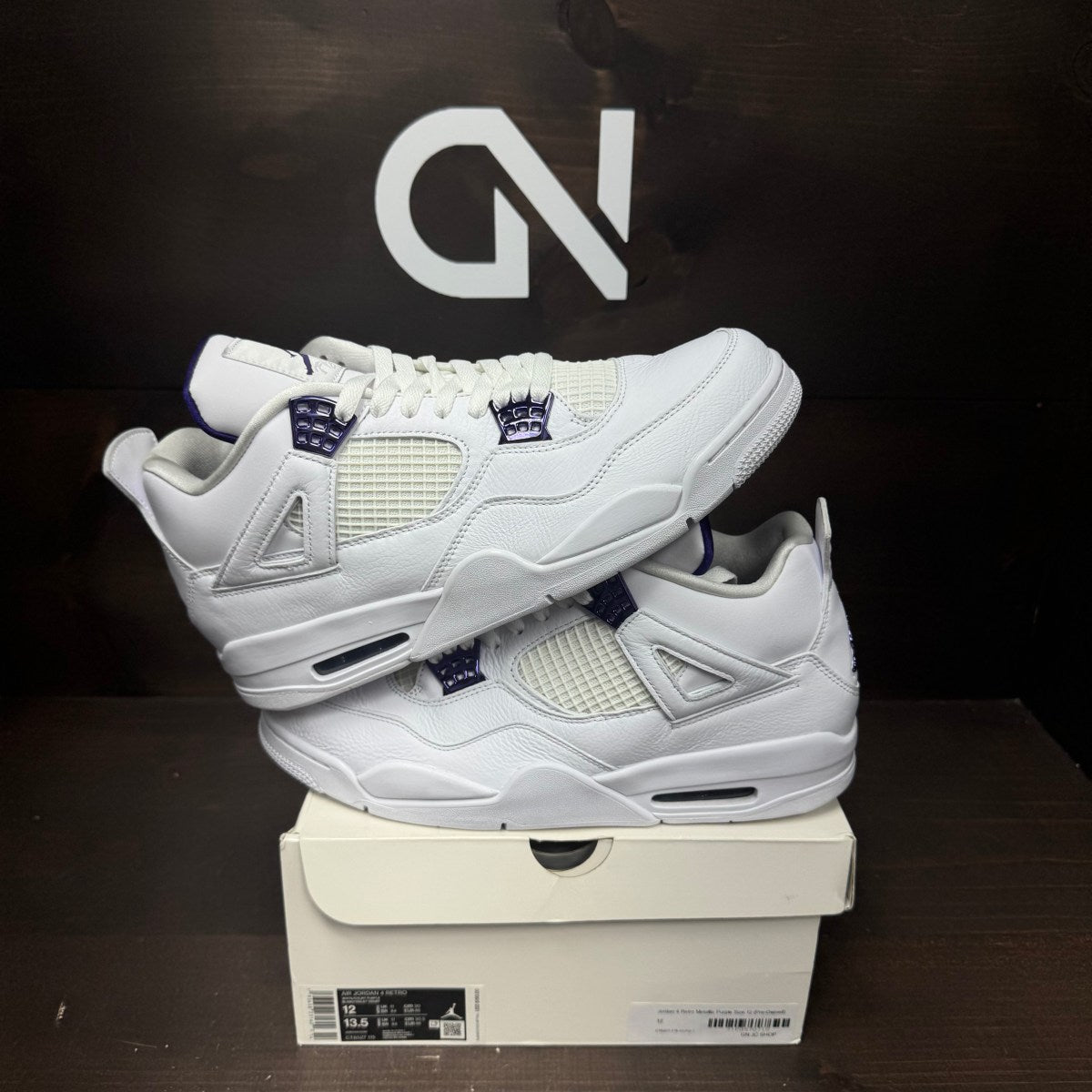 Jordan 4 Retro Metallic Purple - Image 1