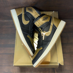Jordan 1 Retro High OG Black Metallic Gold - Image 2