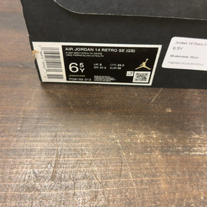 Jordan 14 Retro Flint Grey (GS) Size 6.5Y (Pre-Owned) - aux