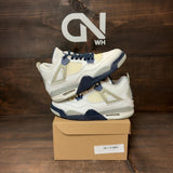 Jordan 4 Retro Midnight Navy (GS) Size 6Y (Pre-Owned) - Image 1