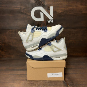 Jordan 4 Retro Midnight Navy (GS) Size 6Y (Pre-Owned) - Image 1