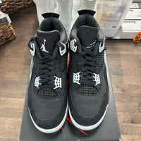 Black Canvas Jordan 4 Retro (USED)