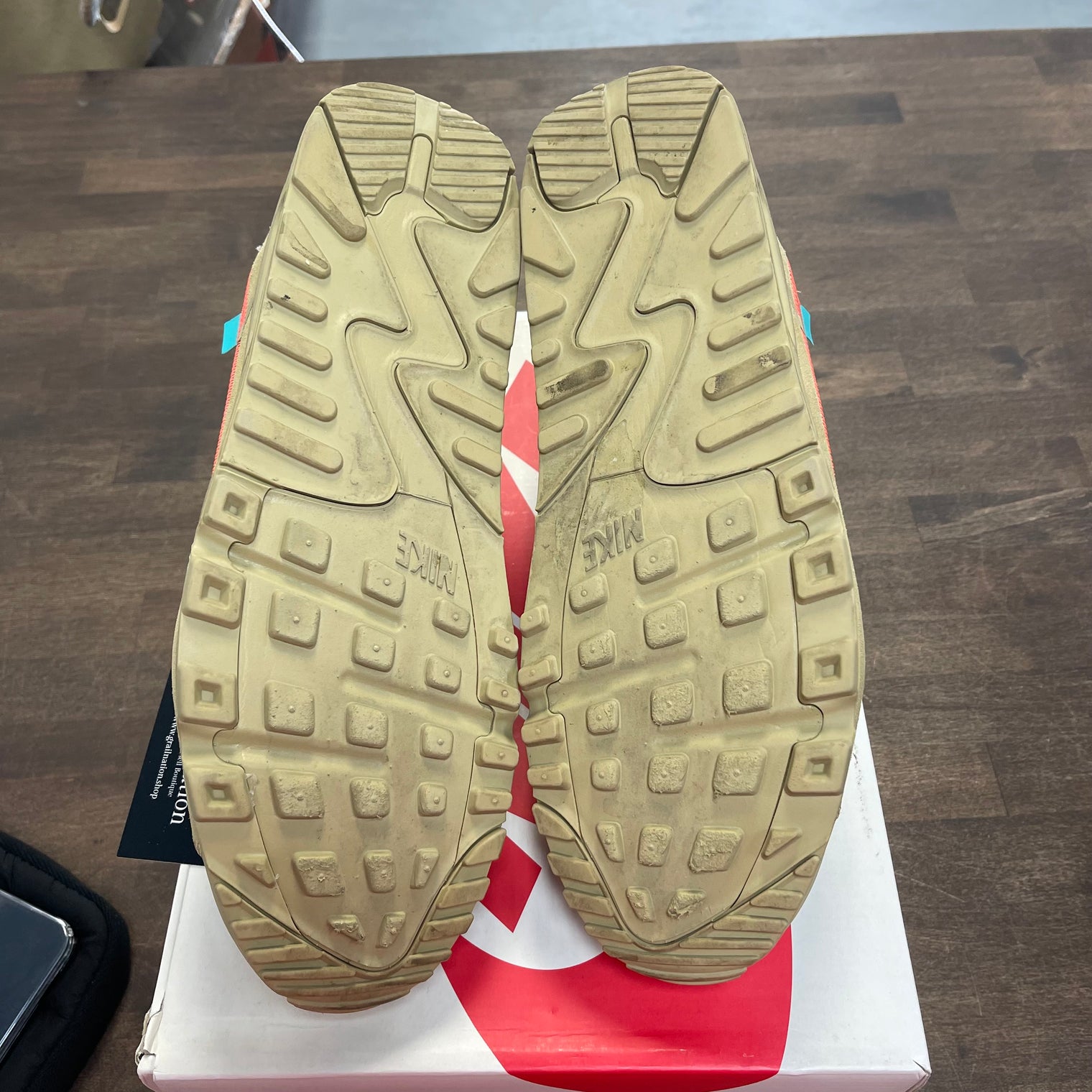 Off-White Air Max 90 Desert Ore (USED, No Box)