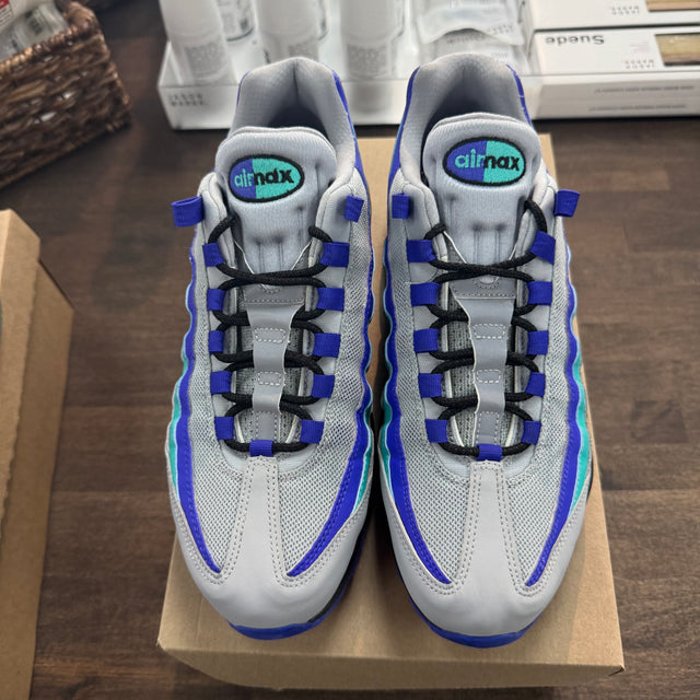 Aqua Wolf Grey Air Max 95 (USED, No Box)