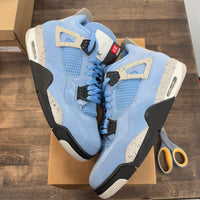 University Blue Jordan 4 Retro (USED, No Box)