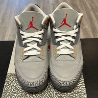 Cool Grey Jordan 3 (USED)