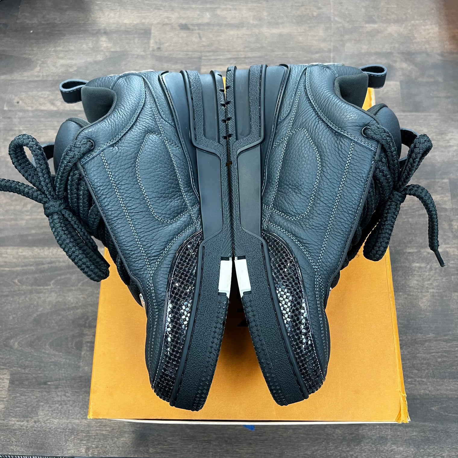Louis Vuitton Skate Black Trainer Sneaker (USED)