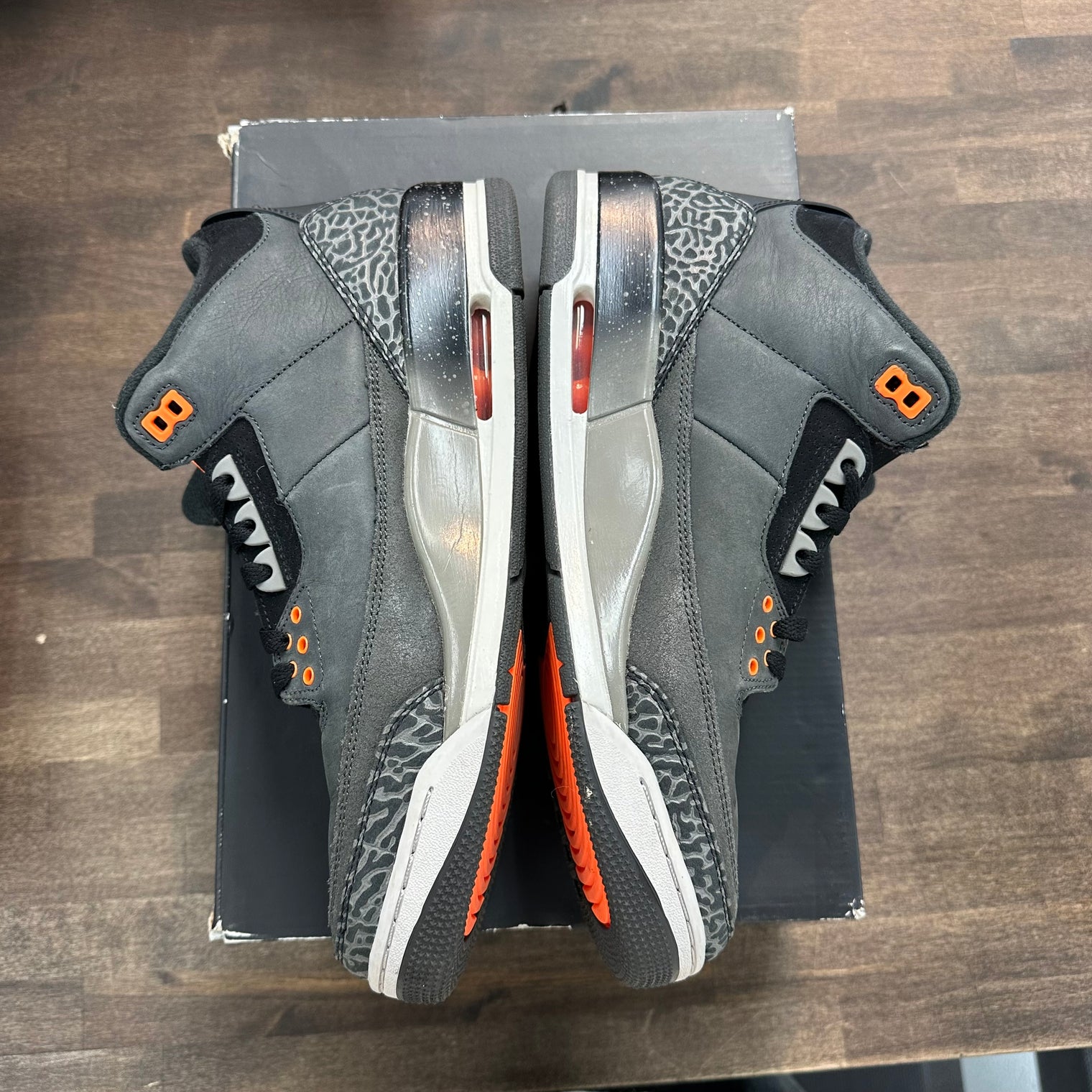 Jordan 3 Retro Fear Pack (2023) (USED, Replacement Box)