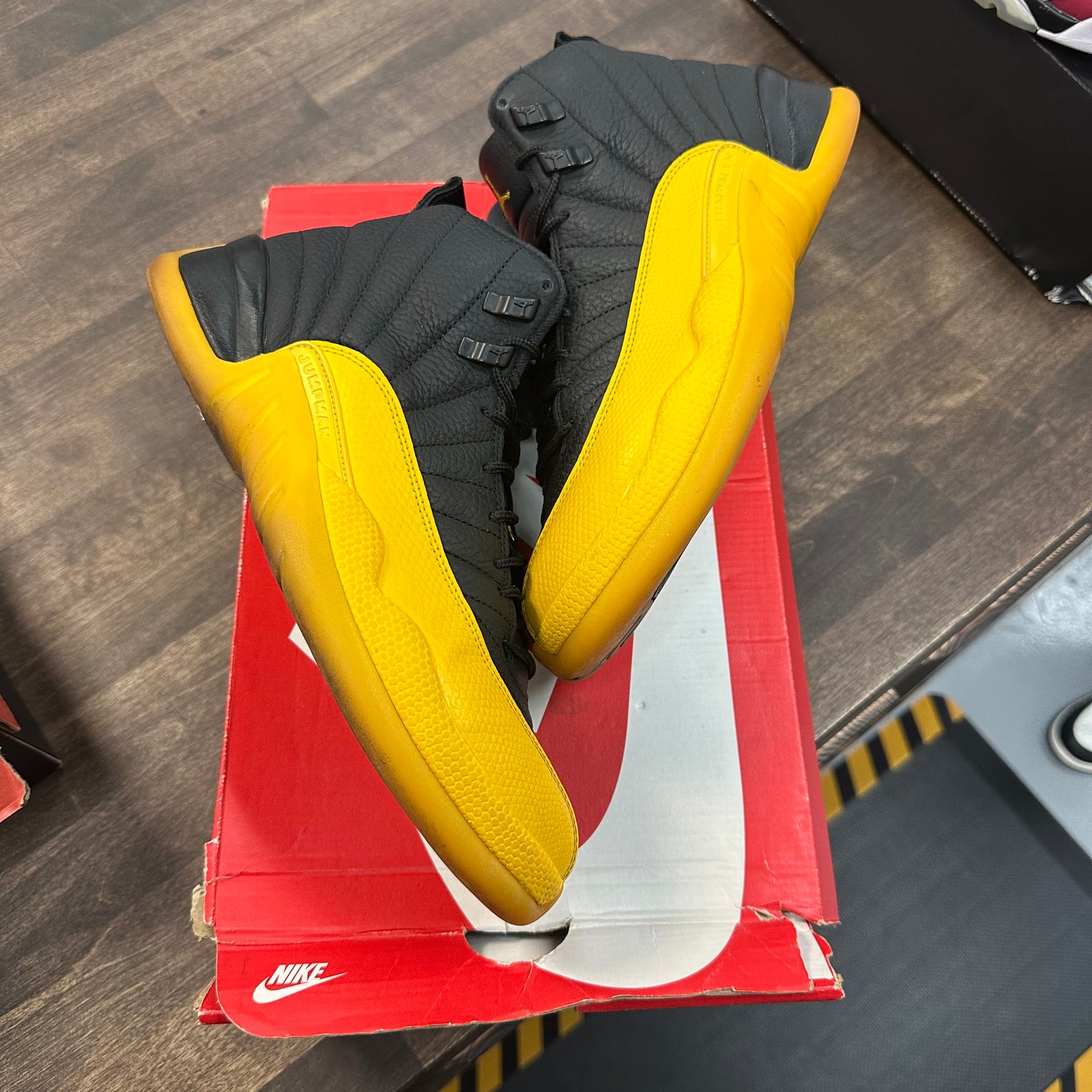 University Gold Jordan 12 (USED, No Box)