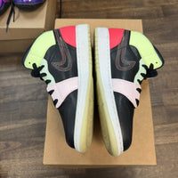Glow-In-The-Dark Jordan 1 Mid (GS) (USED, No Box)