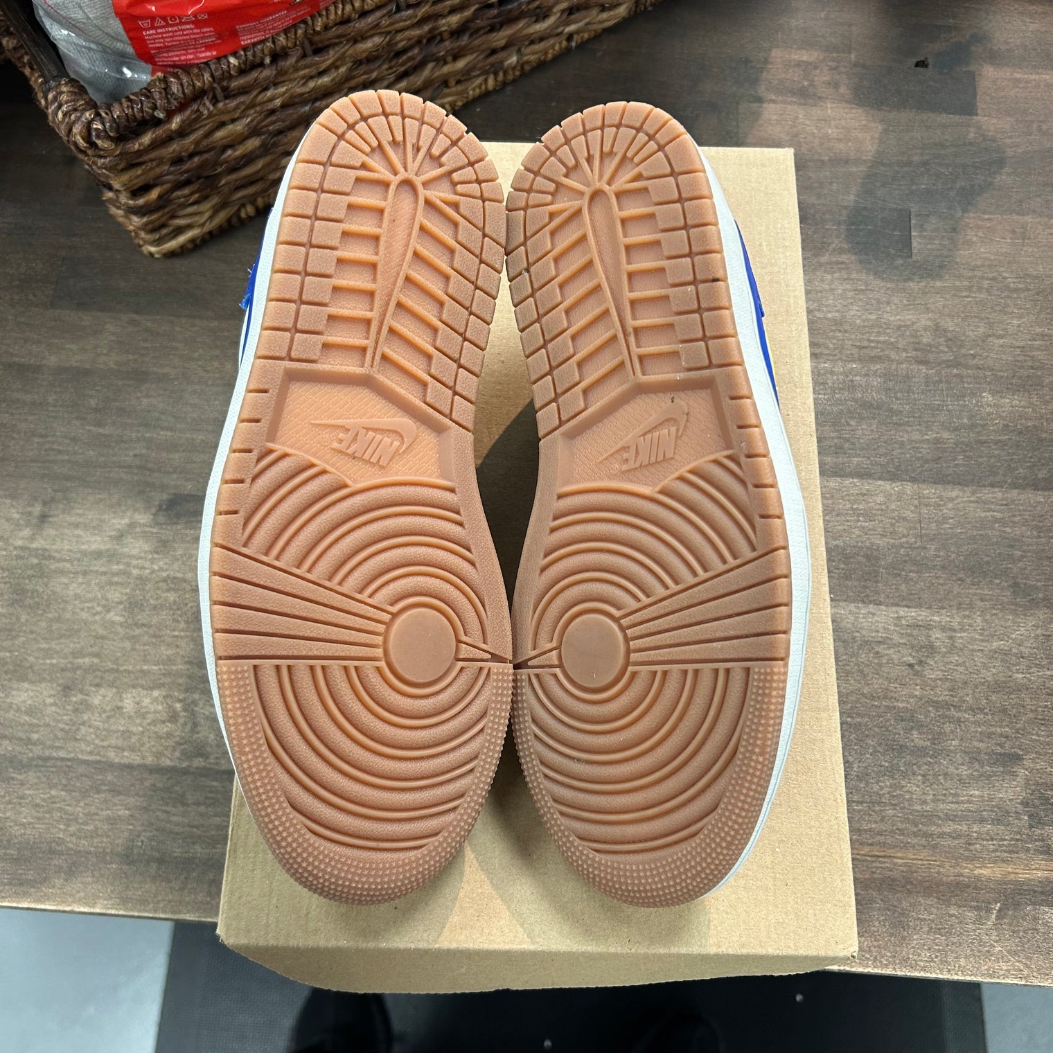 Travis Scott Canary Jordan 1 Low OG SP (W) (USED, No Box)