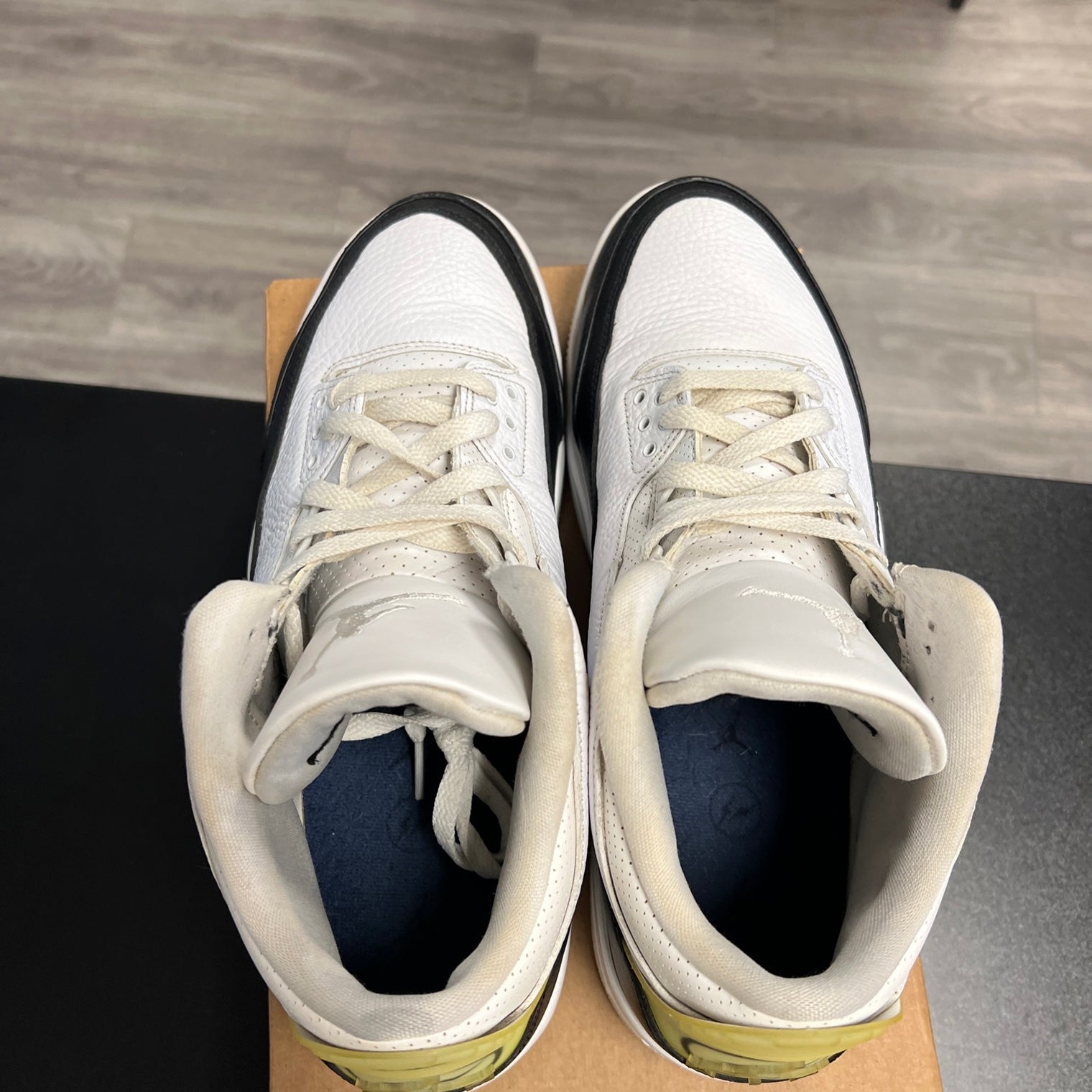 Jordan 3 Retro SP x Fragment Design Mid White (USED, no box)