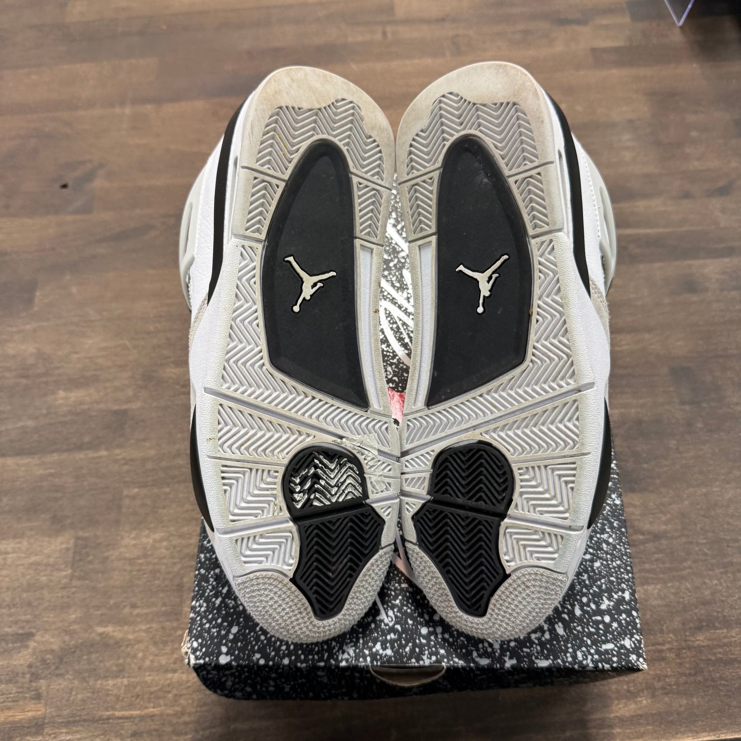 Military Black Jordan 4 Retro (Used)