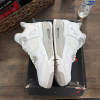 White Oreo Jordan 4 (GS) (USED)