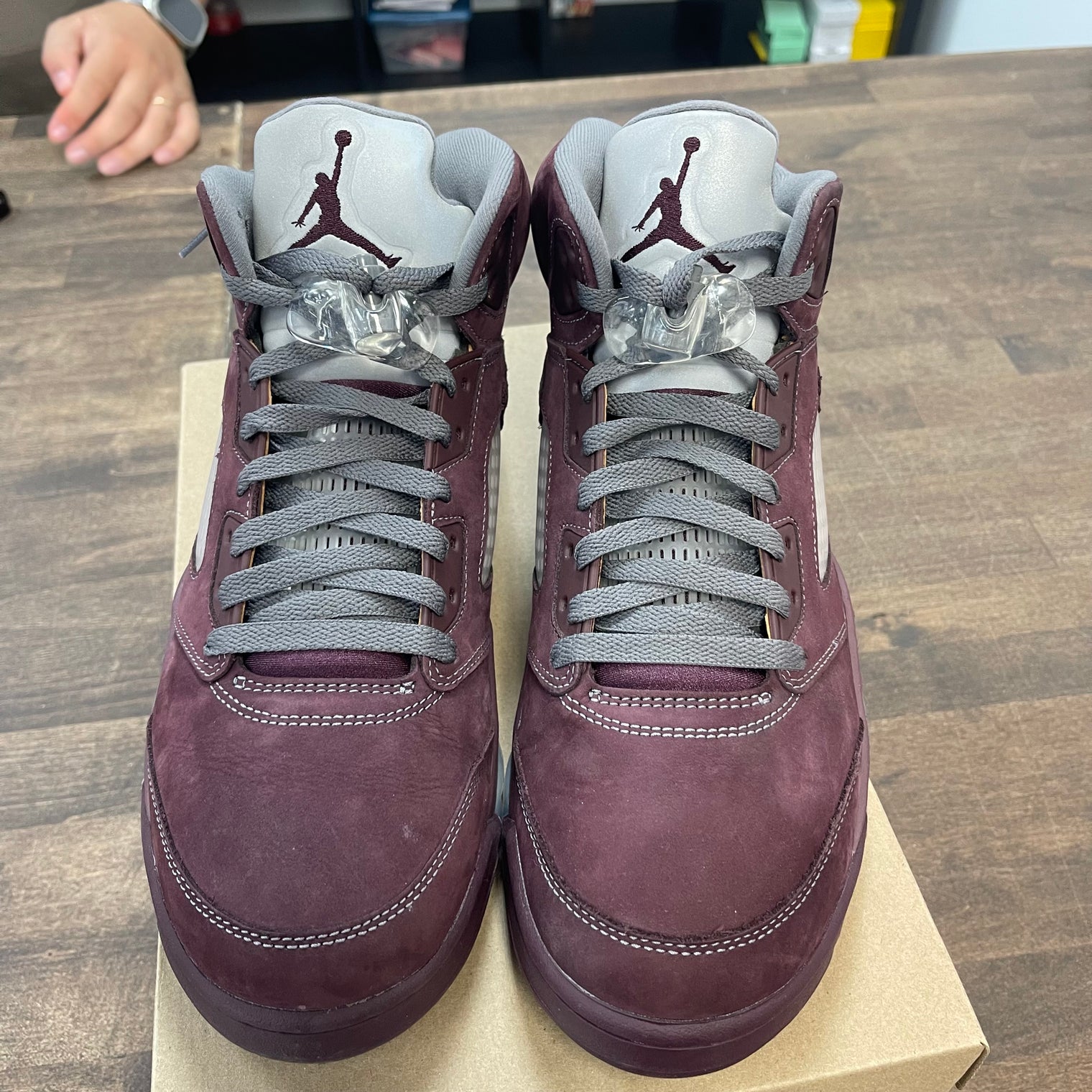 Burgundy Jordan 5 (USED, No Box)
