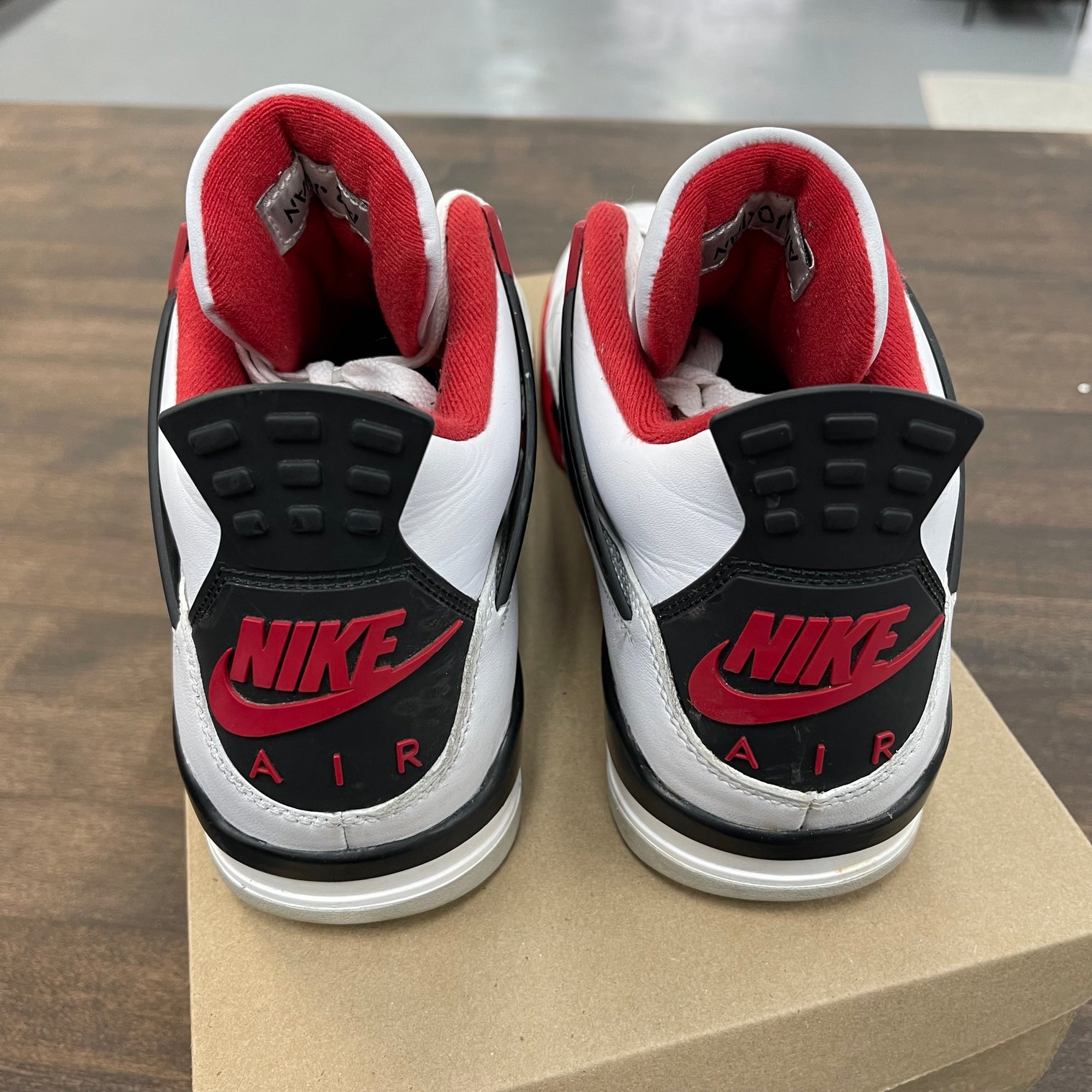 Fire Red Jordan 4 (USED, No Box)