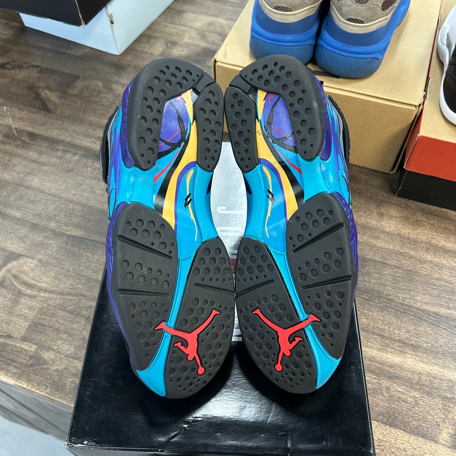Aqua Jordan 8 Retro (USED)