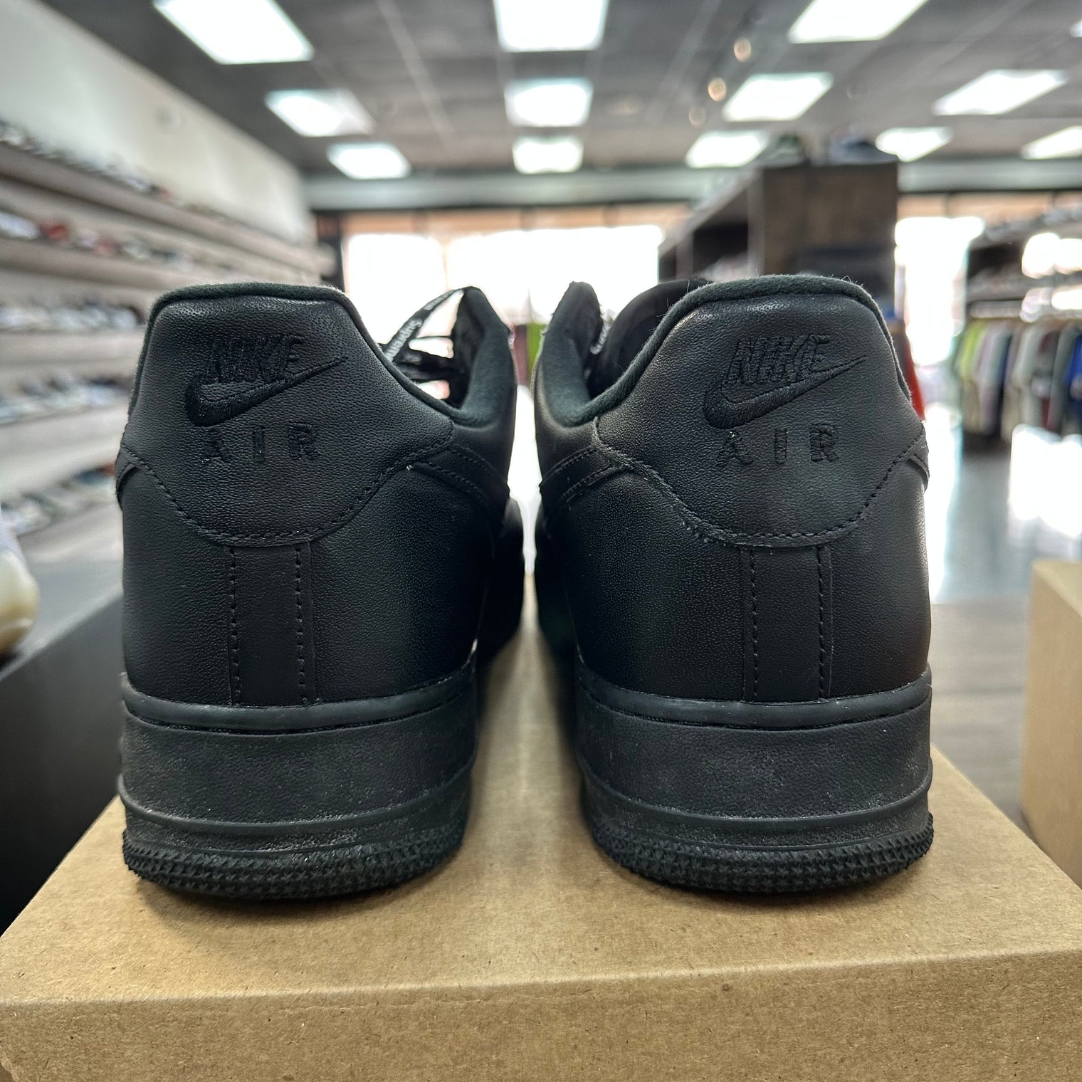 Nike Air Force 1 Low Supreme Black (US 12) (USED, No Box)