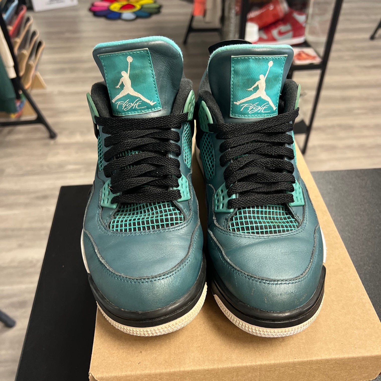 Jordan 4 Retro 30th Teal 2015 (USED, no box)