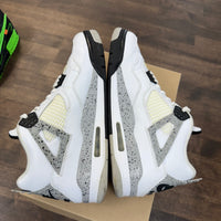 White Cement Jordan 4 (USED, No Box)