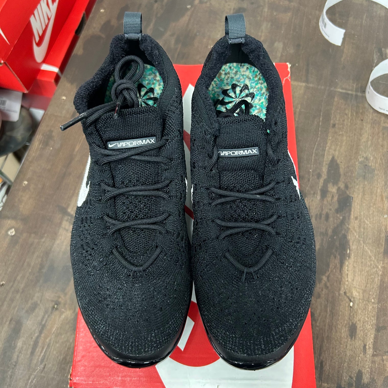 Black Sail Anthracite Air VaporMax 2023 Flyknit (W) (USED)