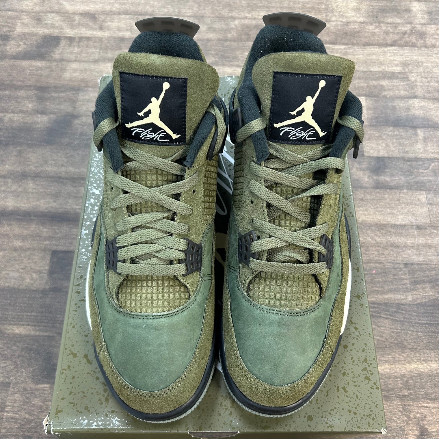 Craft Olive Jordan 4 Retro (USED)