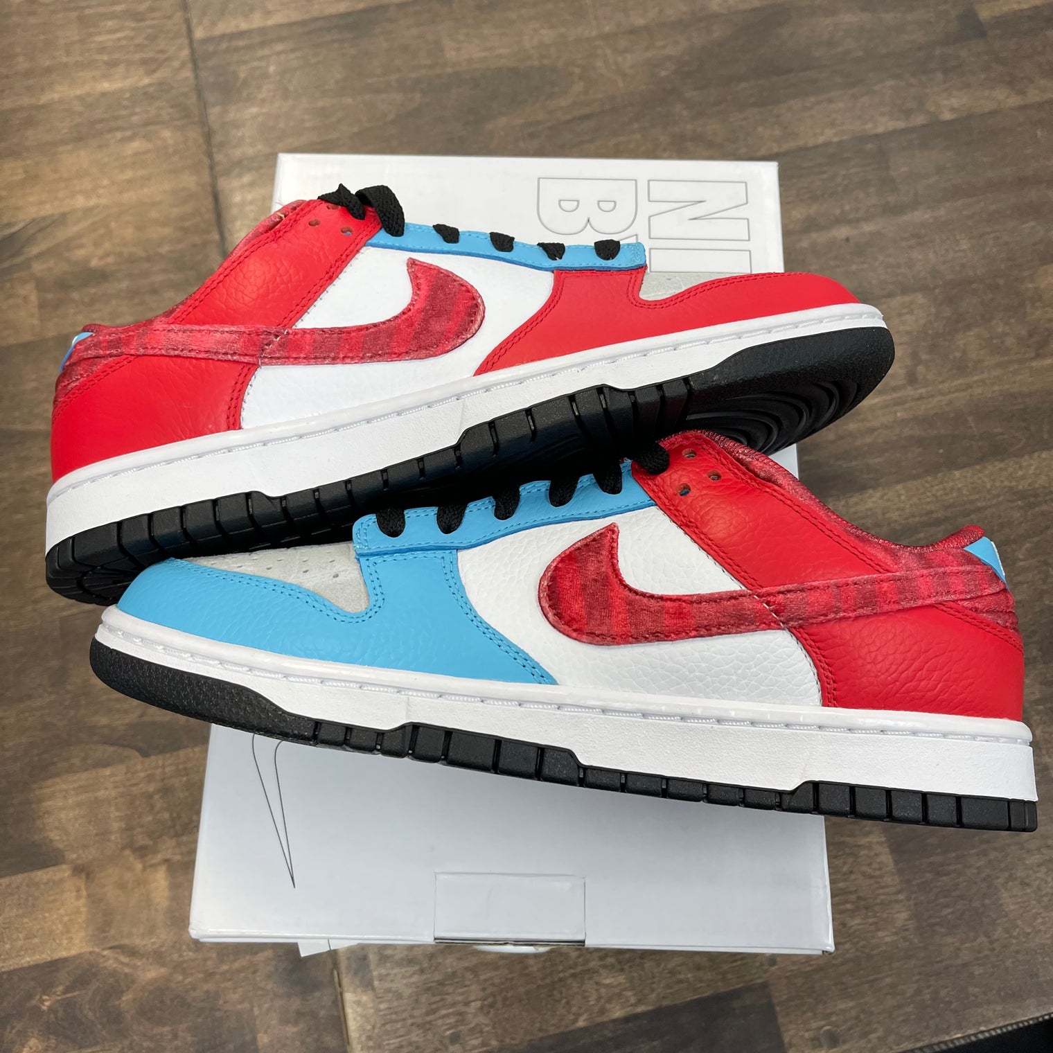 Nike ID Red Blue Dunk Low