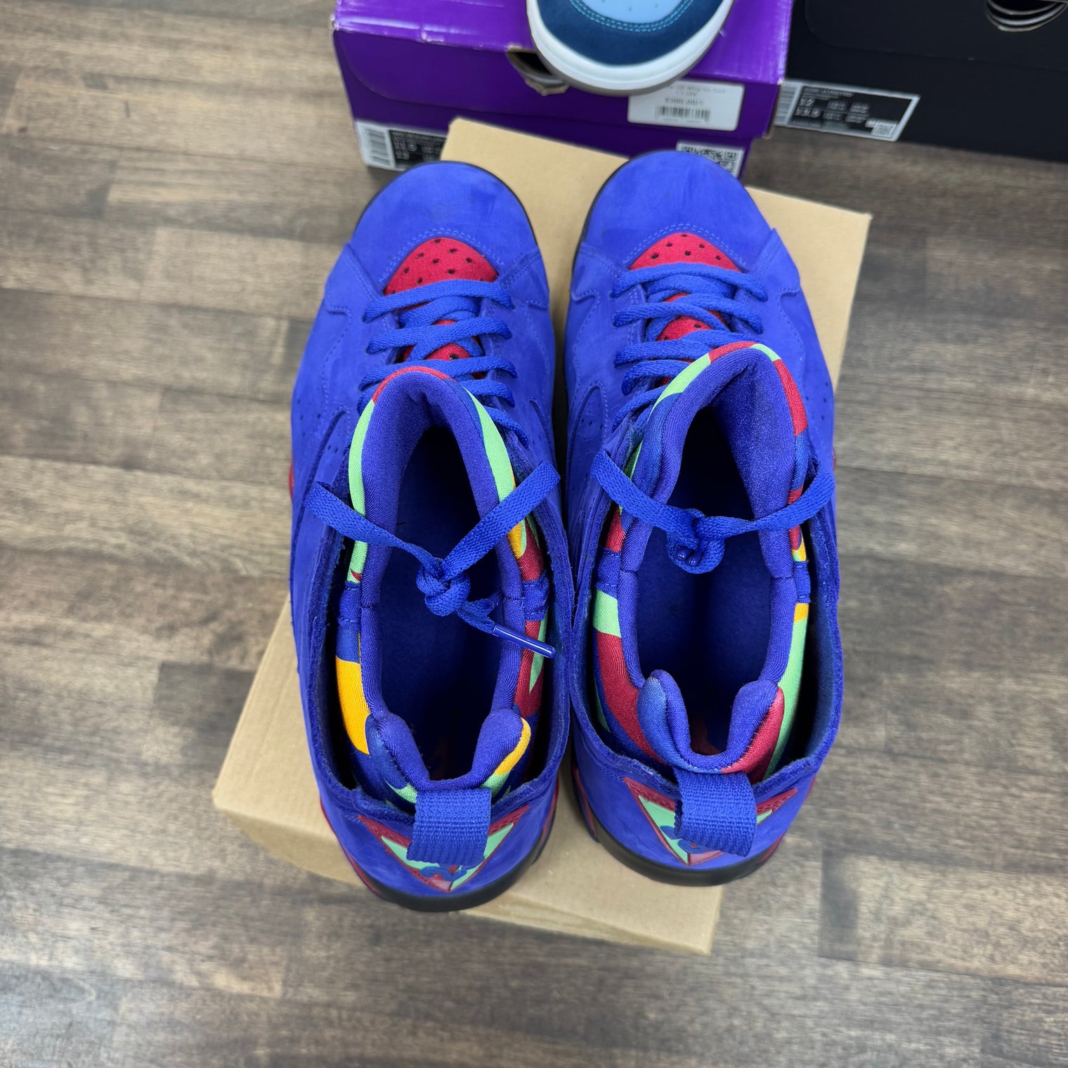 Bright Concord Jordan 7 Low (USED, No Box)