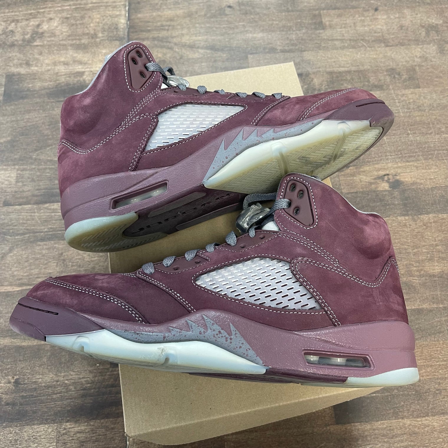 Burgundy Jordan 5 (USED, No Box)