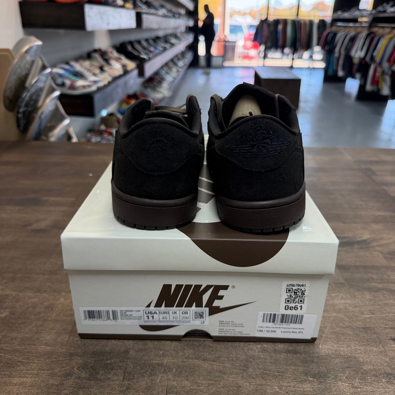 Travis Scott Velvet Brown Jordan 1 Low OG SP (USED)