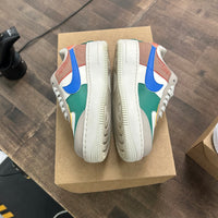 Nike Air Force 1 Low Shadow Sail Signal Blue Green (US 5.5W) (USED,No Box)