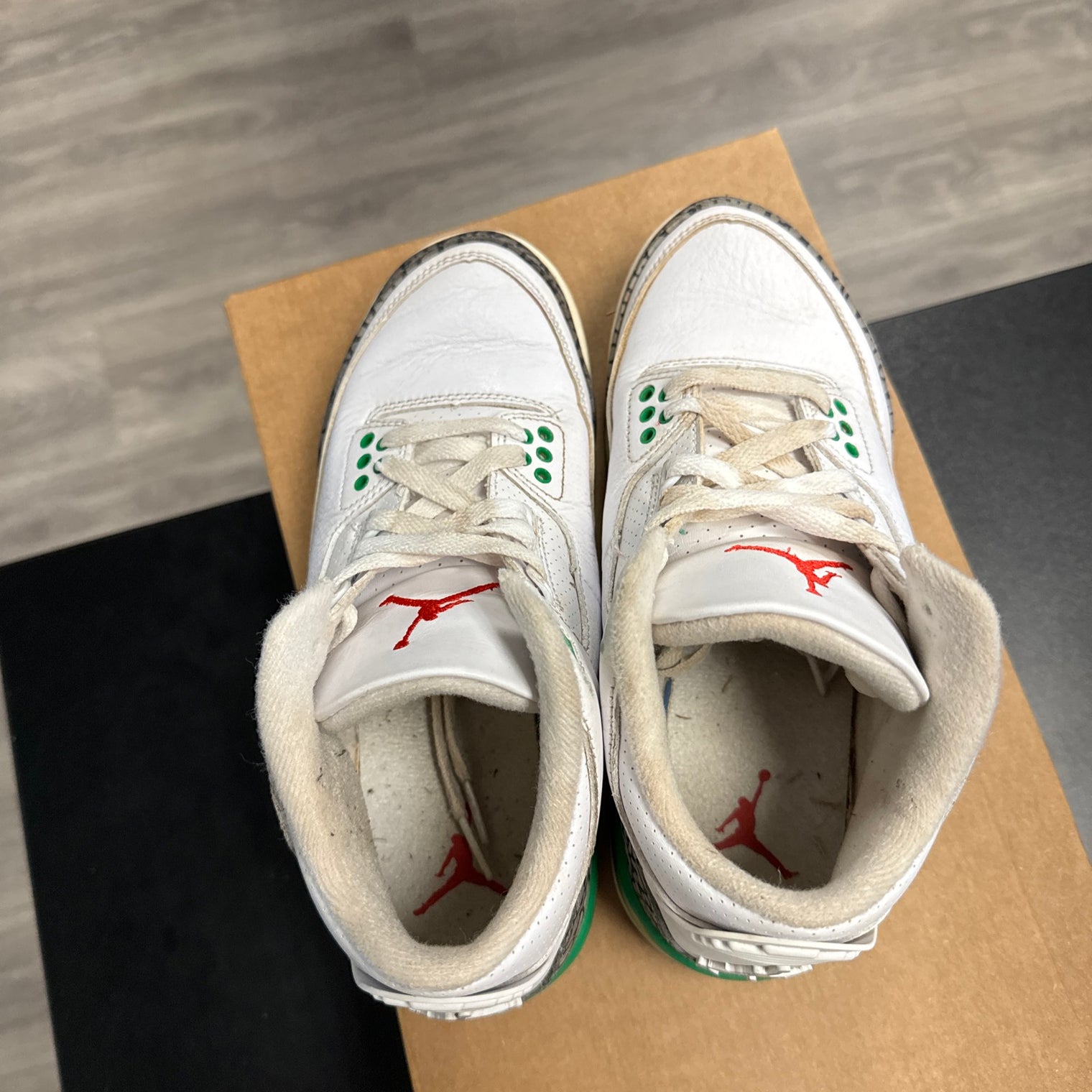 Lucky Green Jordan 3 (USED, no box)