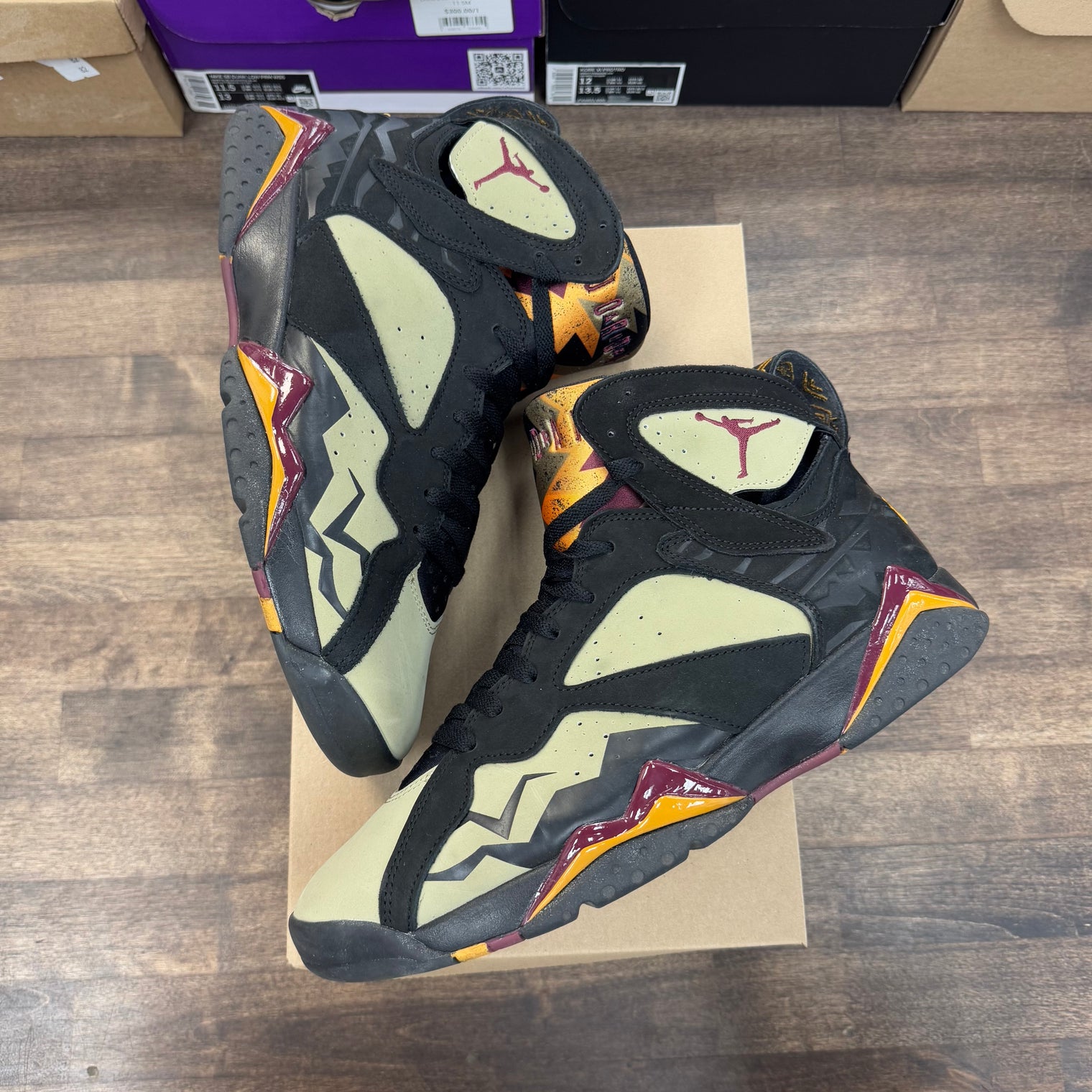 Black Olive Jordan 7 (USED, No Box)