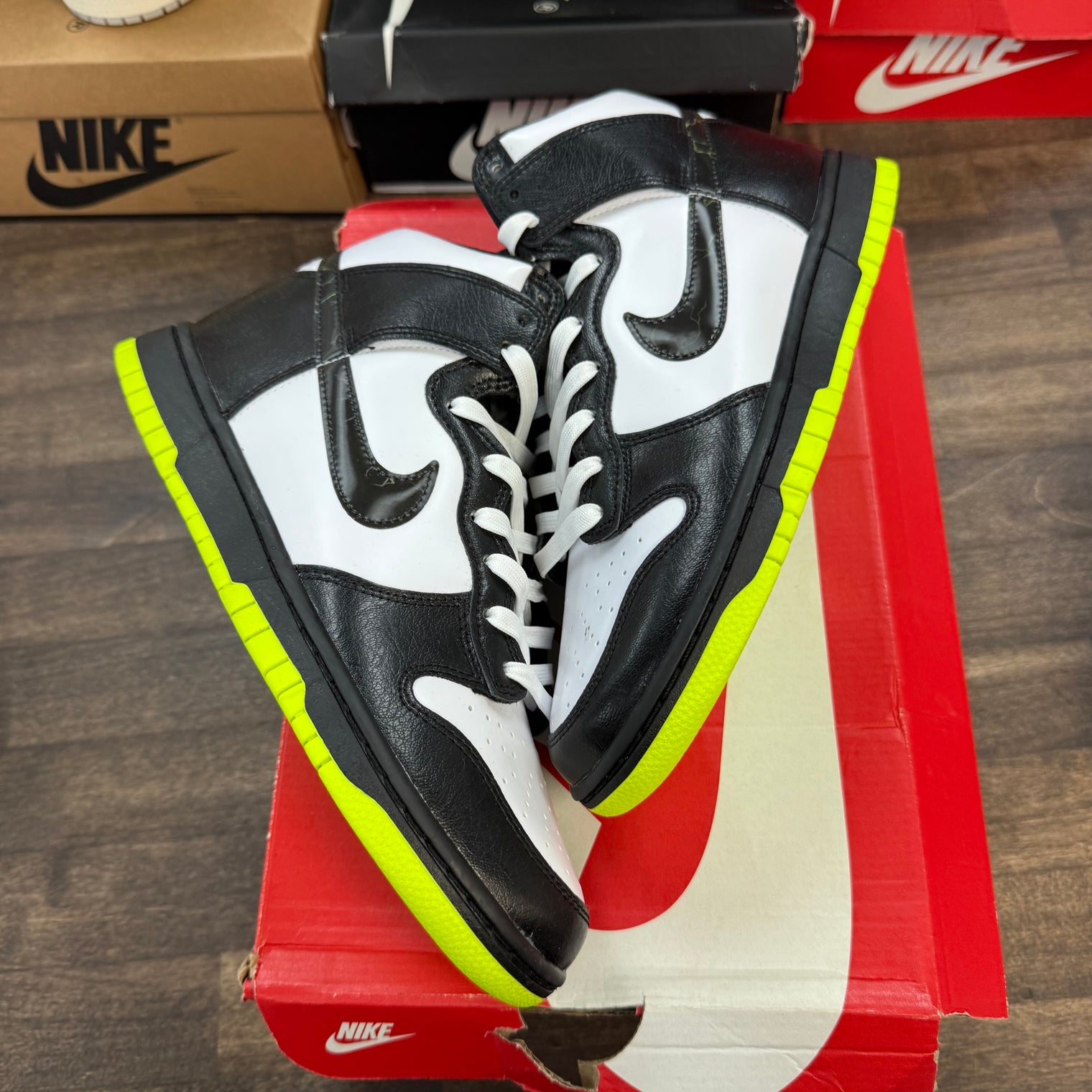 Electric Panda Dunk High (USED)