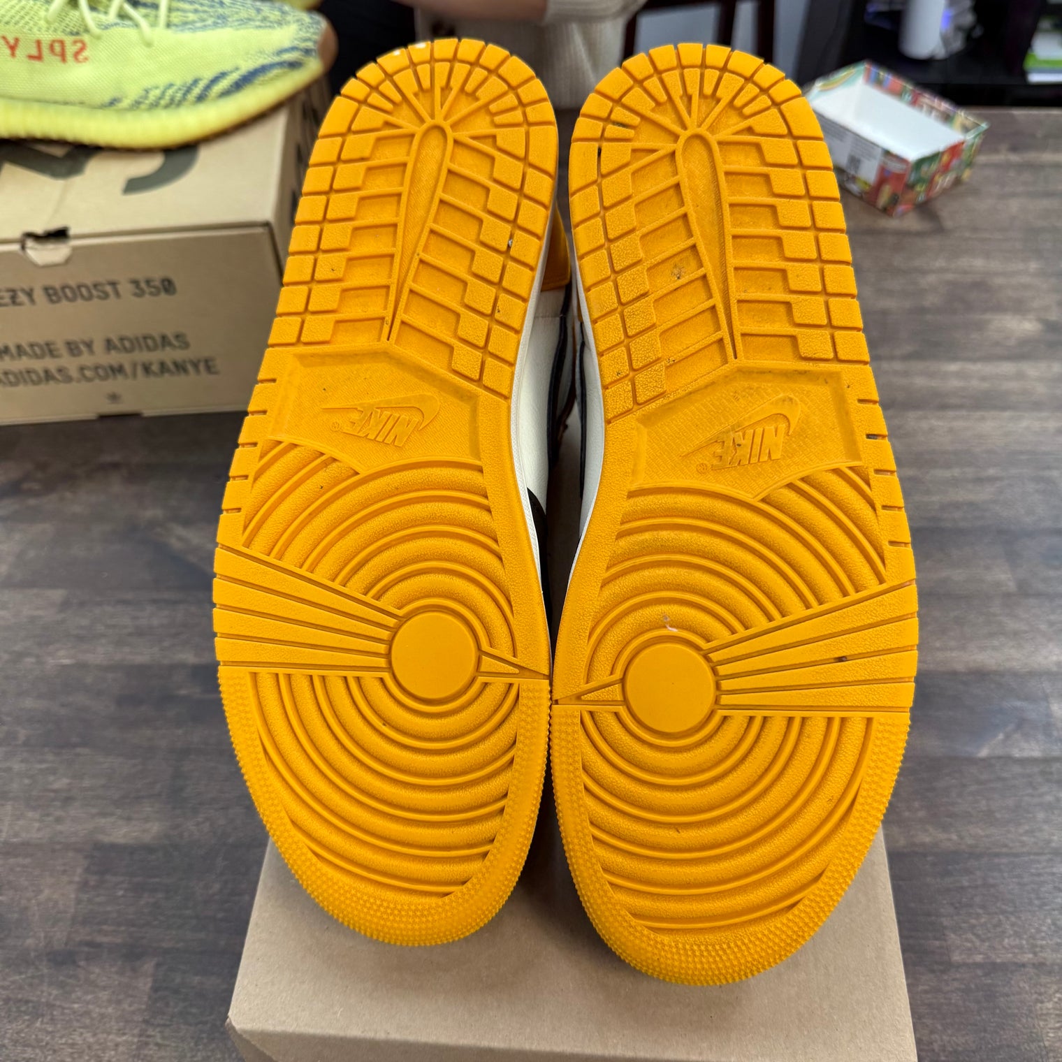 Yellow Toe Taxi Jordan 1 High (USED, No Box)