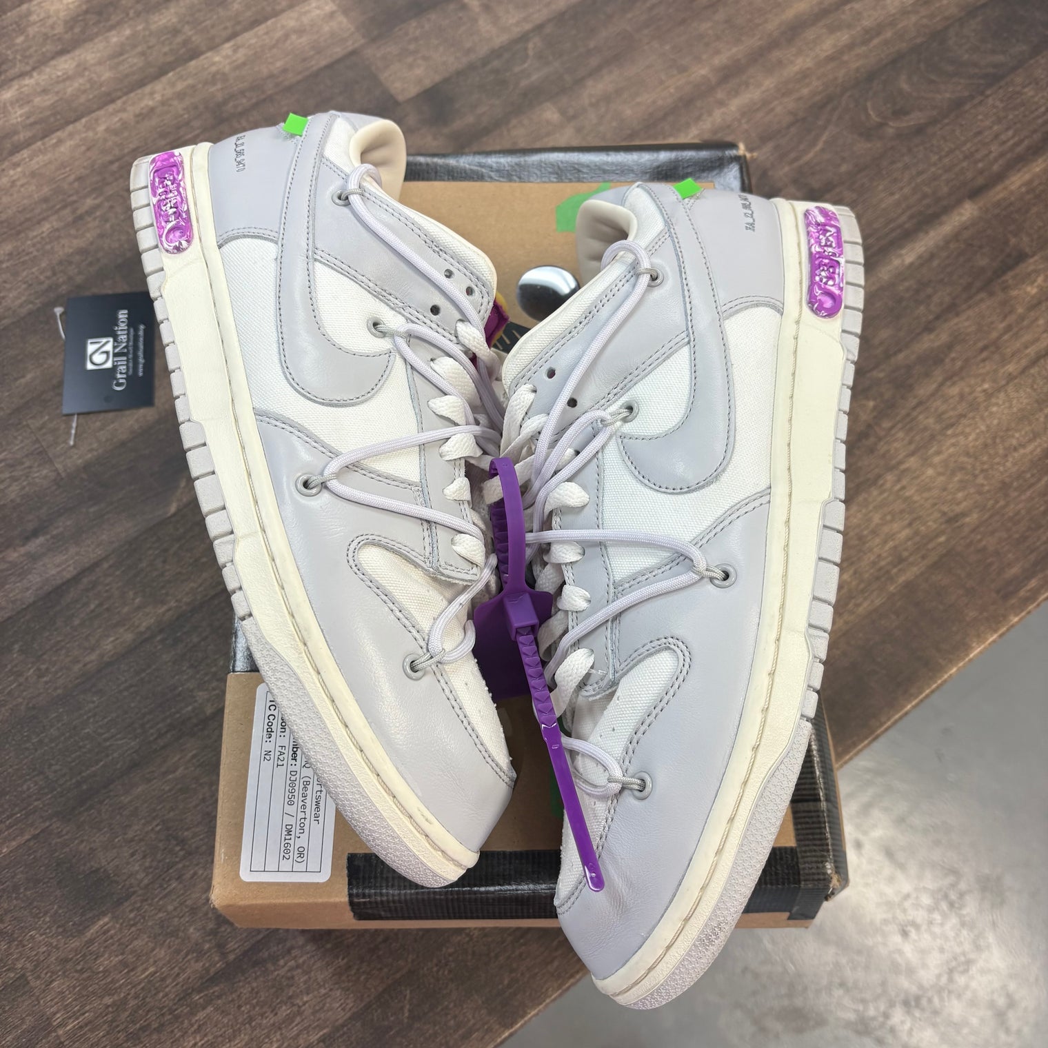 Lot 03 of 50 Off-White Dunk Low (USED)