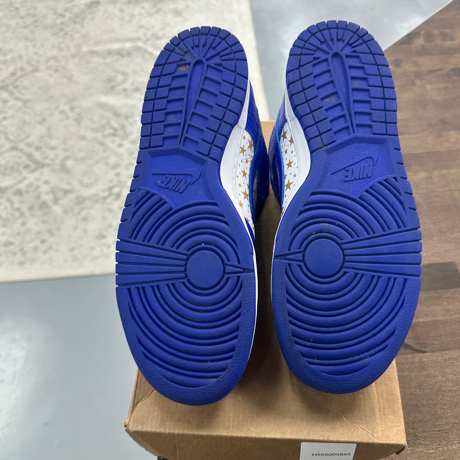 Supreme Stars Hyper Royal SB Dunk Low (USED, No Box)