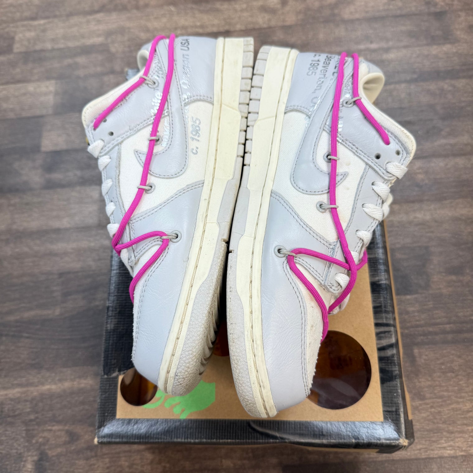 Lot 30 of 50 Off-White Dunk Low (USED)