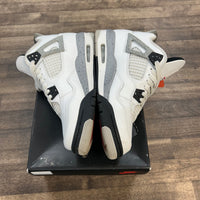 White Cement Jordan 4 (GS) (2025) (USED)