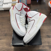 White Red Jordan 2 Retro (2014) (USED, No Insoles)